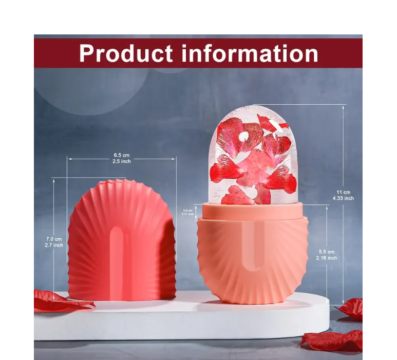 NNEOBA Ice Facial Tools: Roller, Cubes, Globes, and Massagers for Refreshing Skin Care-4